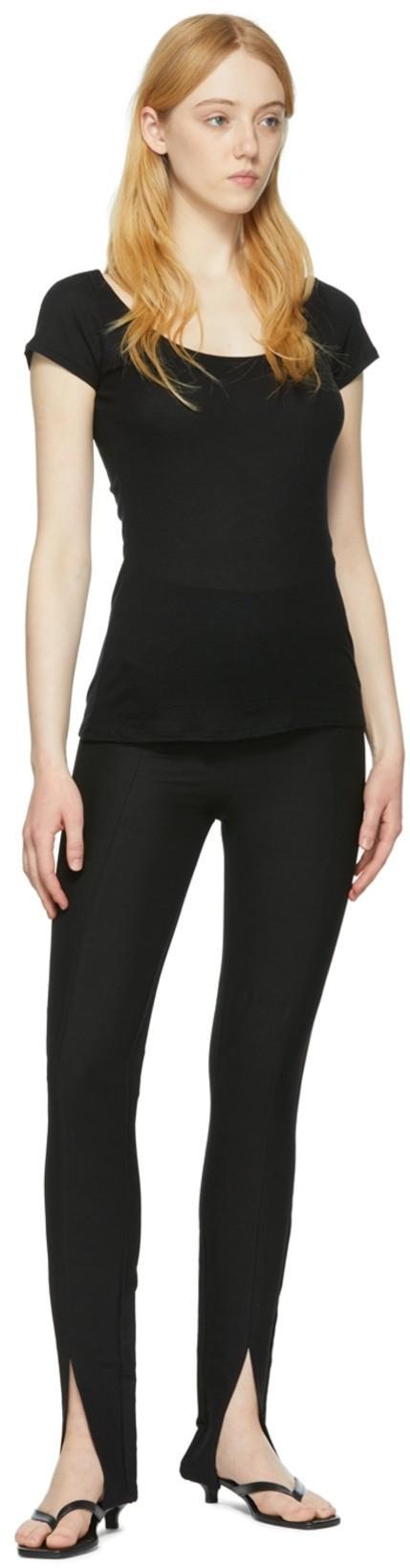 TOTÊME Black Linen Trousers In 200 Black