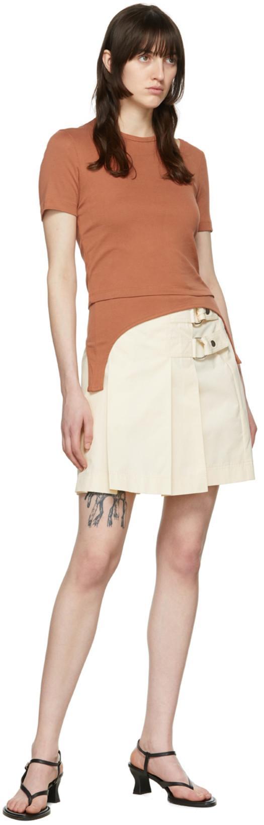 HELMUT LANG Ssense Exclusive Brown T-shirt In Pecan