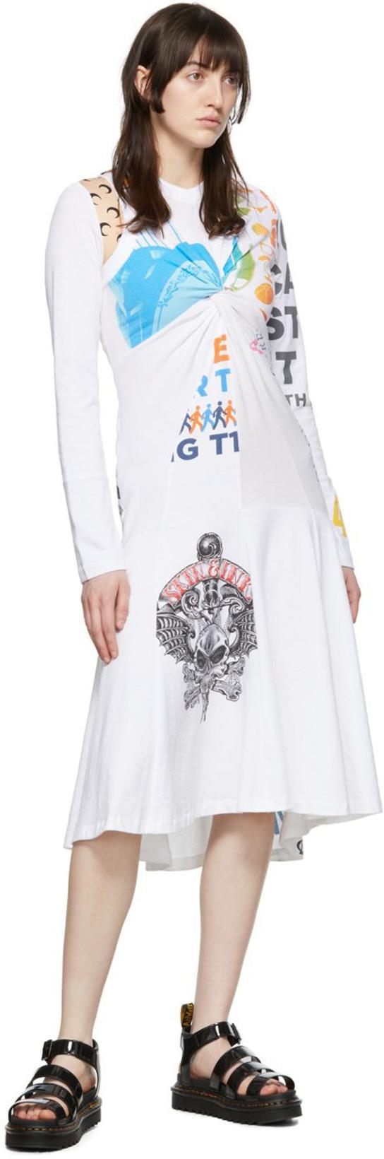 MARSHALL COLUMBIA Ssense Exclusive Nylon Patchwork Bike Shorts In Sky Blue