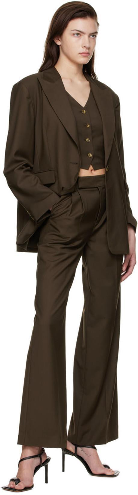 CHLOÉ Black Calf Leather Bos Taurus Lace-up Boots In Animal Print