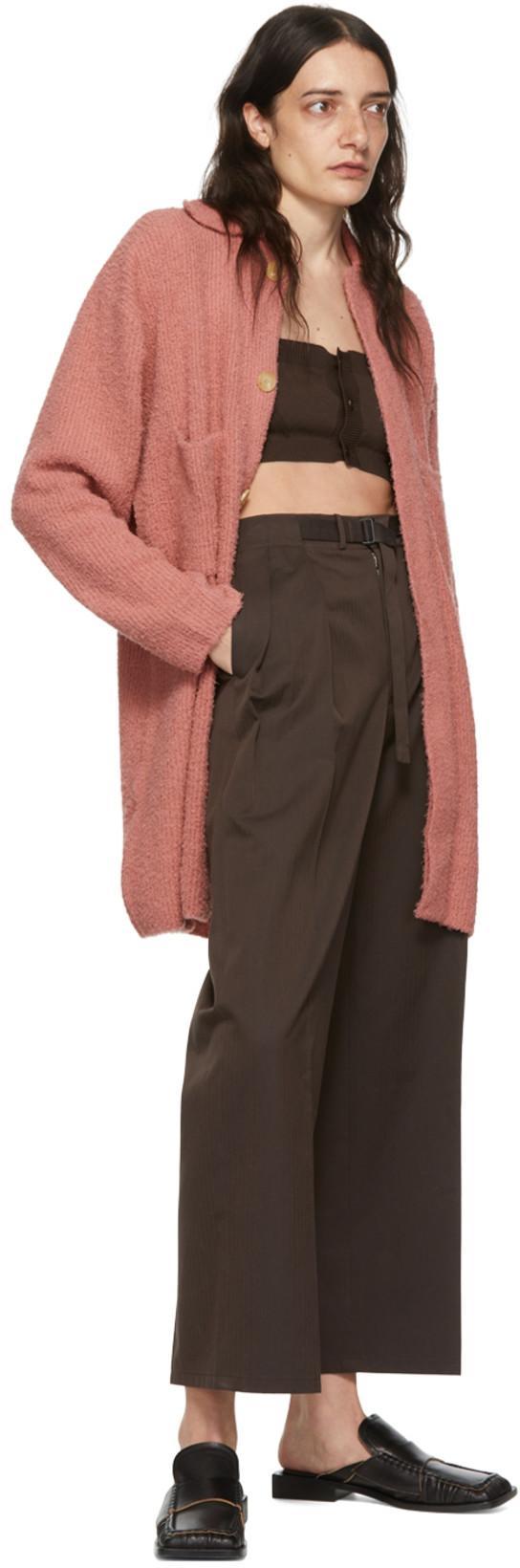 MARQUES' ALMEIDA Ssense Exclusive Khaki Boyfriend Jeans