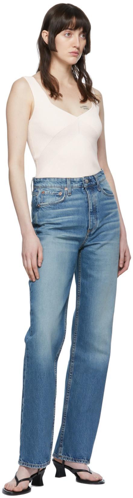 BONBOM Ssense Exclusive Blue Tie-up Sleeve Tank Top In Turquoise