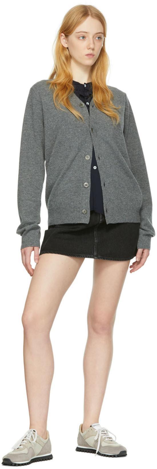 ACNE STUDIOS Black Denim Mini Skirt In New