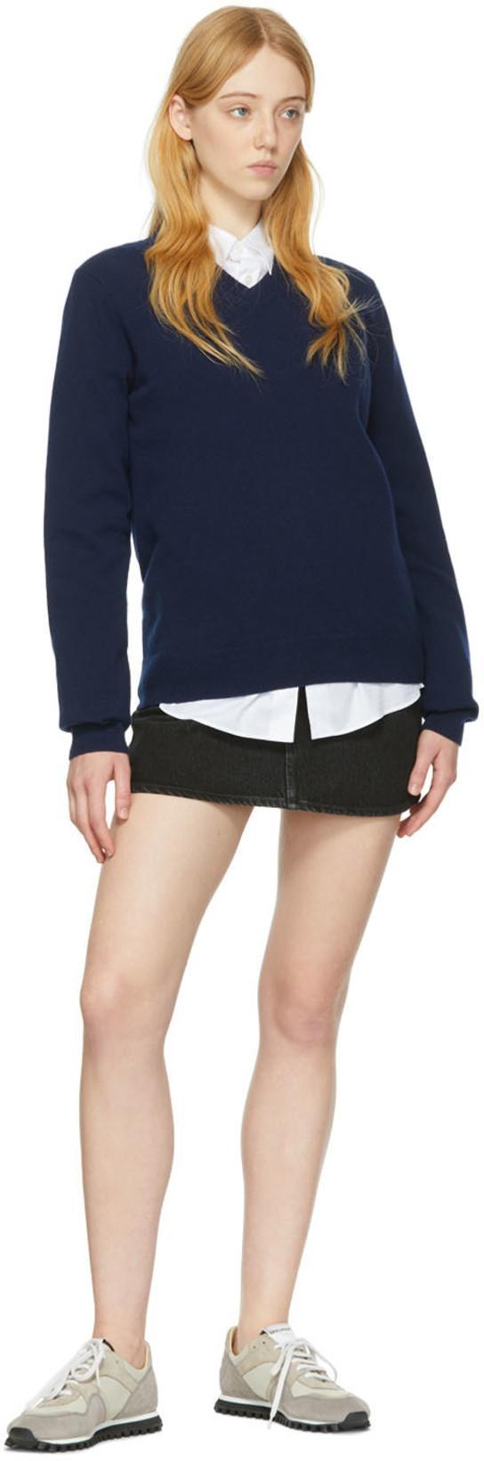 ACNE STUDIOS Black Denim Mini Skirt In New