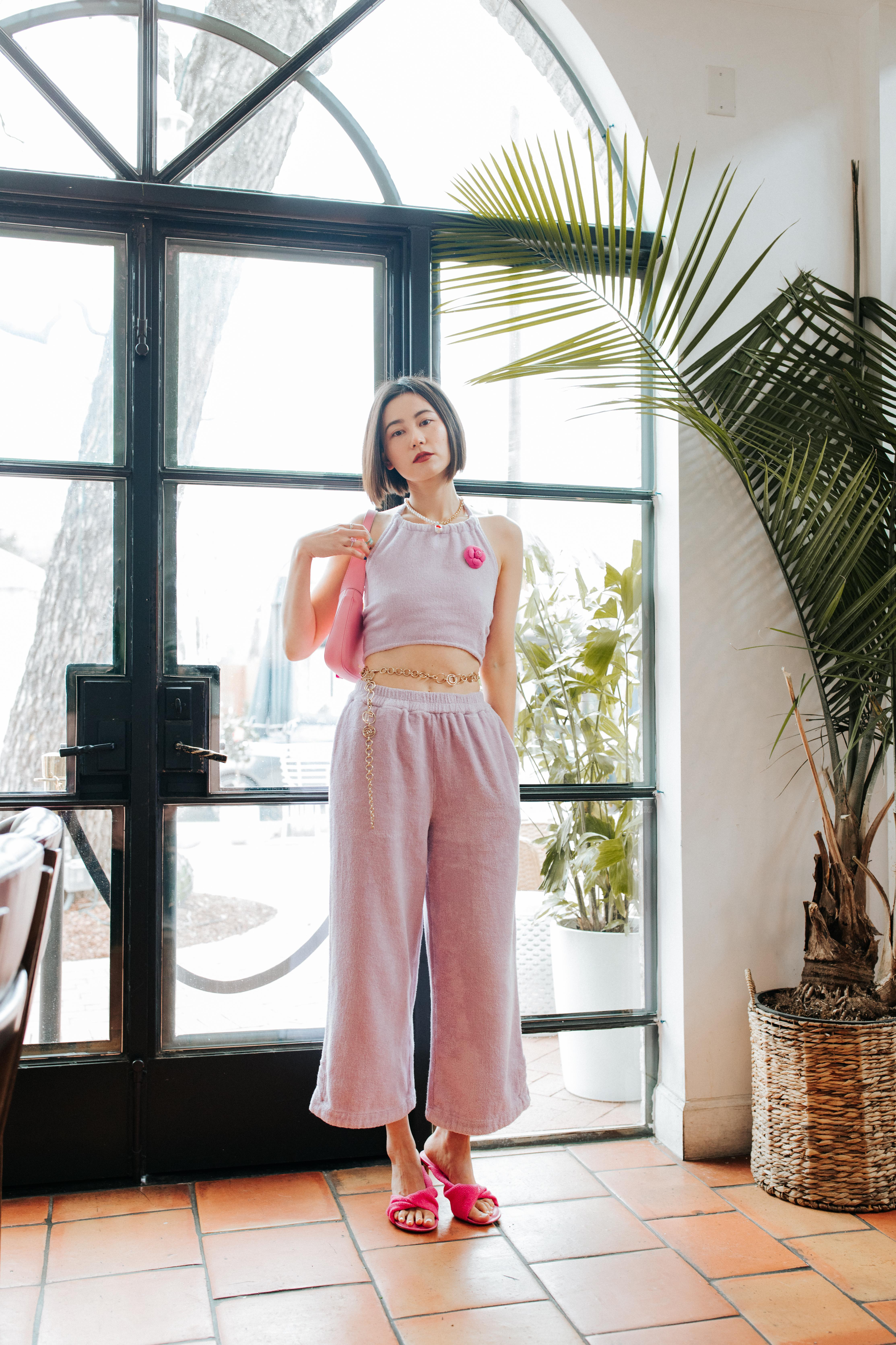 JACQUEMUS Les Mules Bagnu Sandals In Pink Leather