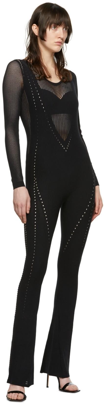 GIANVITO ROSSI Black Patent Ribbon Stiletto 105 Heeled Sandals