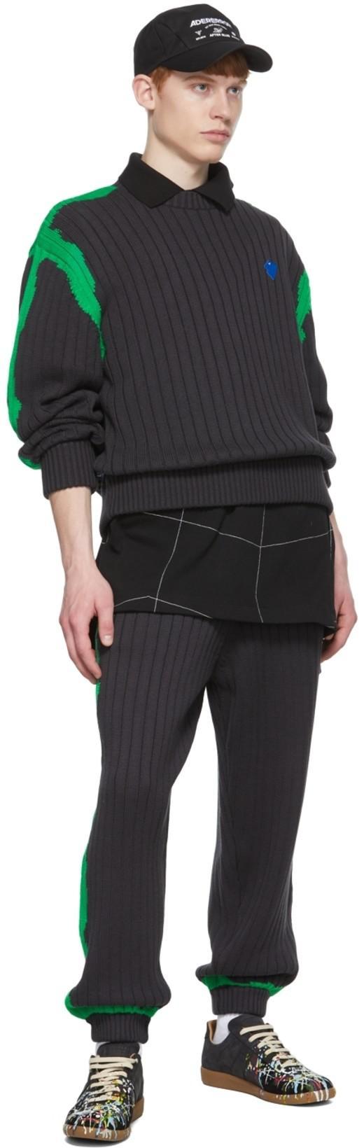 MAISON MARGIELA Replica Painter Leather Low-top Trainers In Black