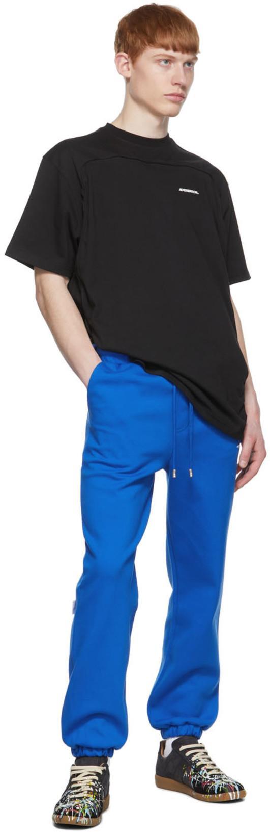 MAISON MARGIELA Replica Painter Leather Low-top Trainers In Black