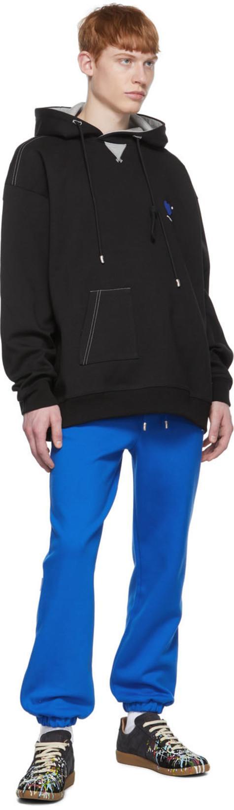 MAISON MARGIELA Replica Painter Leather Low-top Trainers In Black