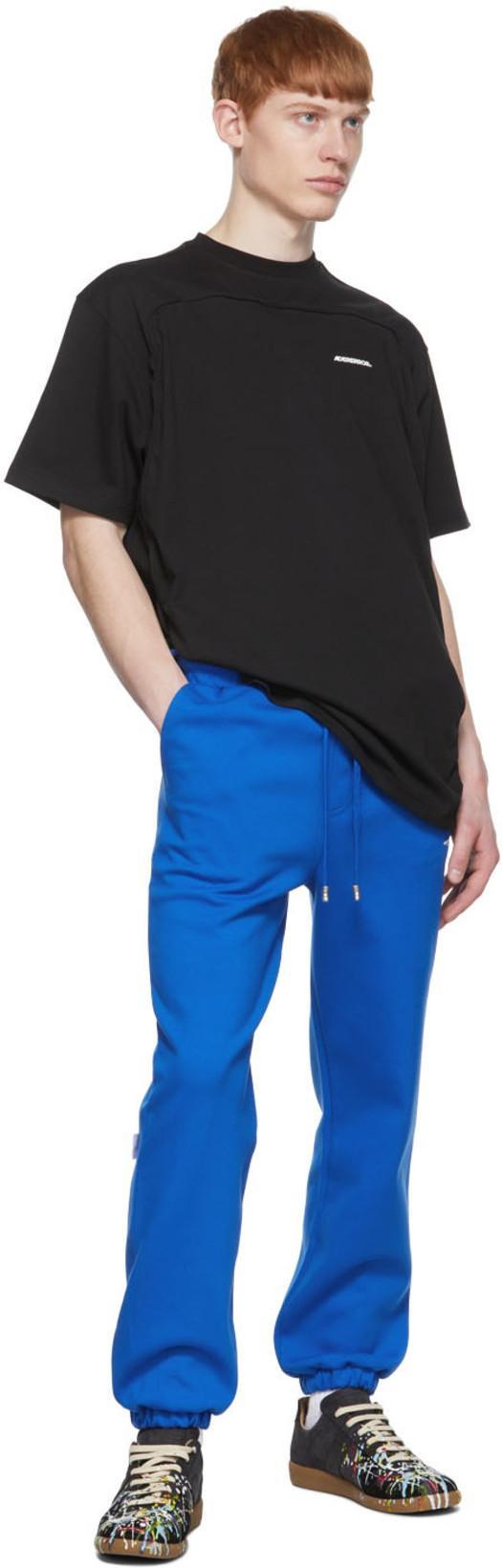 MAISON MARGIELA Replica Painter Leather Low-top Trainers In Black