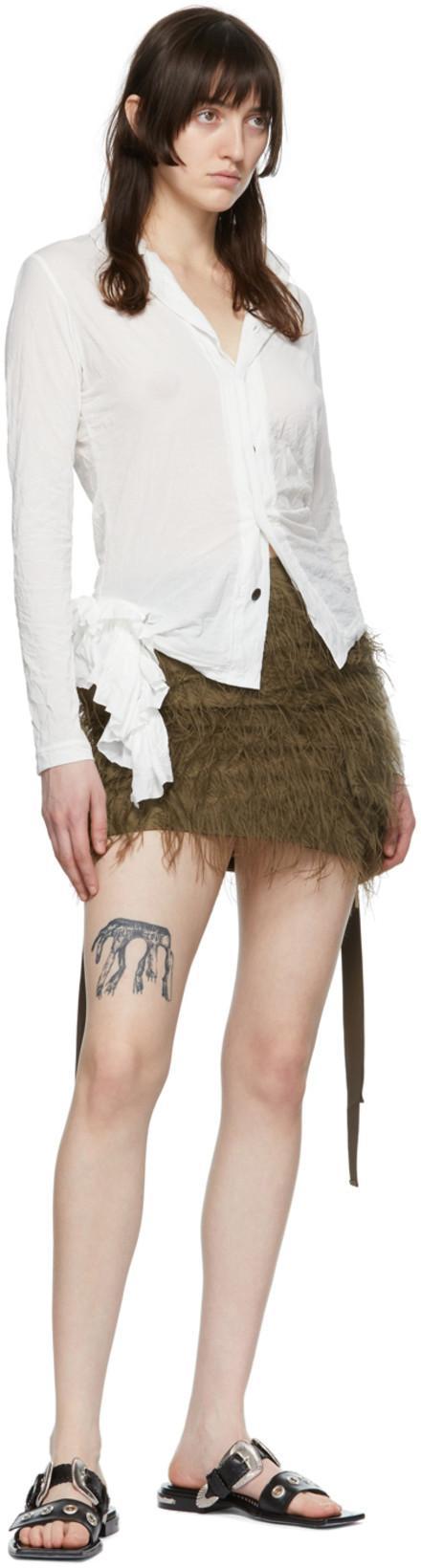 BONBOM Ssense Exclusive Blue Tie-up Sleeve Tank Top In Turquoise