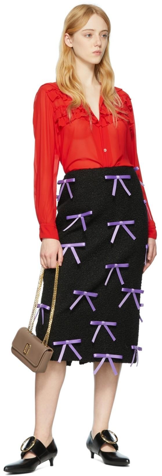 ANDREJ GRONAU Ssense Exclusive Brown & Blue Star Long Sleeve T-shirt In Brown Mint