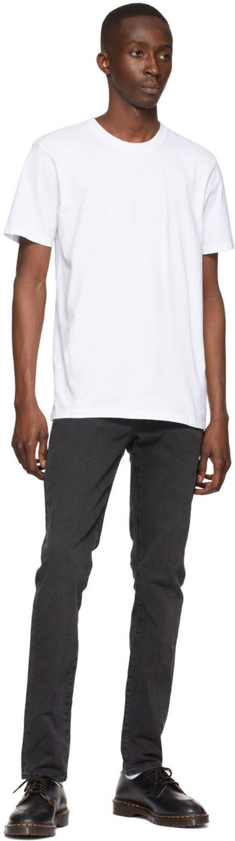 FRAME Heavyweight Classic Fit Cotton T-shirt In White