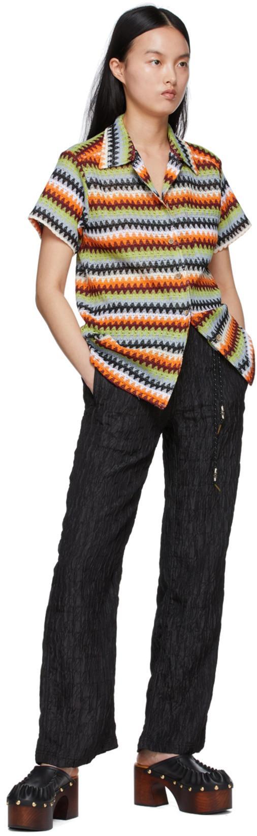 MARNI Sabo Ruched Studded Leather Platform Clogs In 00n99 Black