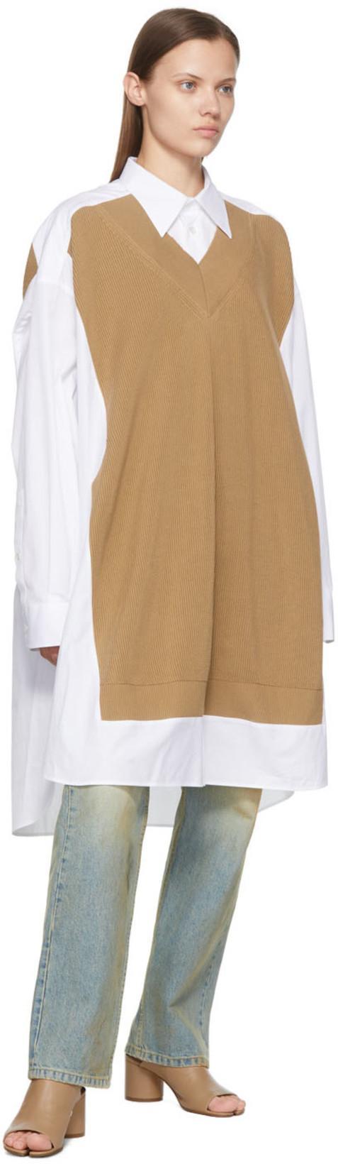 MAISON MARGIELA Tan Tabi Mules In Chamois