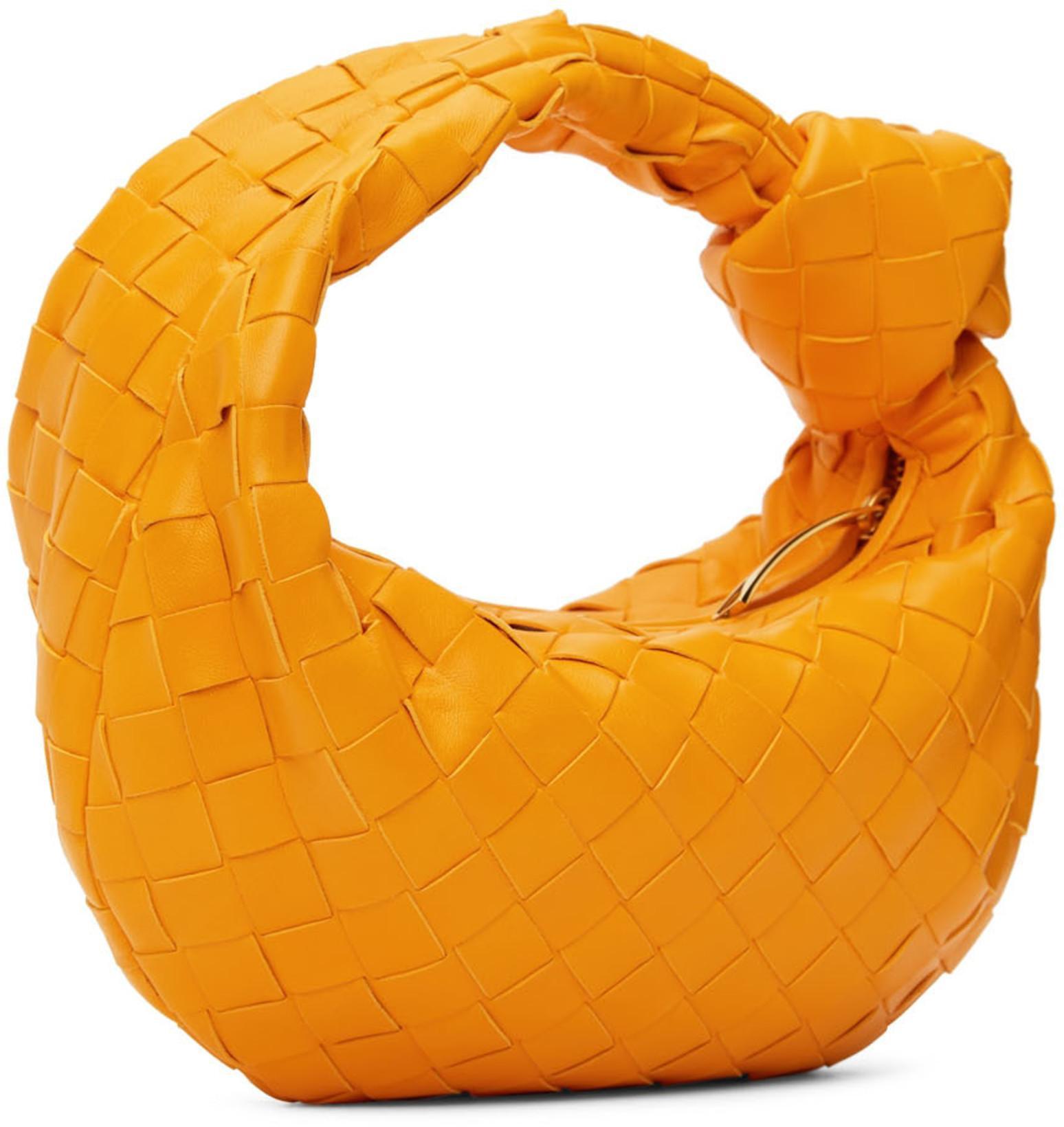 BOTTEGA VENETA Multi Strap Stretch High-heel Sandals In Tangerine