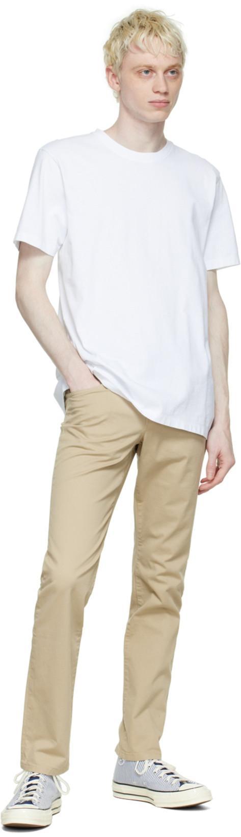 FRAME Heavyweight Classic Fit Cotton T-shirt In White