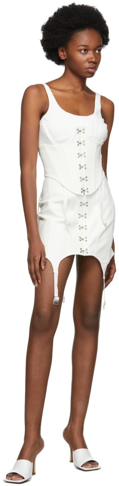 BOTTEGA VENETA Rubber Sole Leather Stretch Mule Sandal Optic White