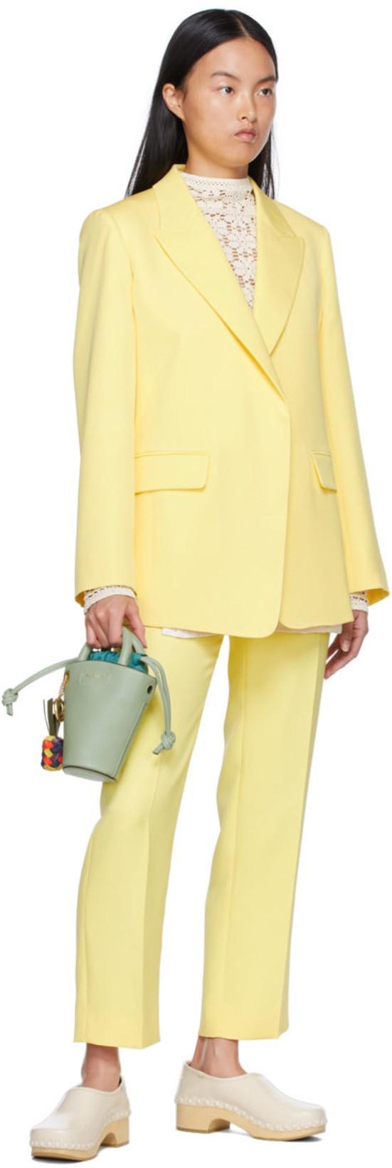 CHLOÉ Straight-leg Ankle Silk Crepe Trousers In Multicolor