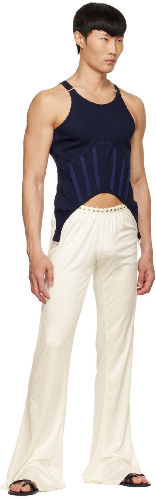 SAINT LAURENT Culver Leather Sandals In Black