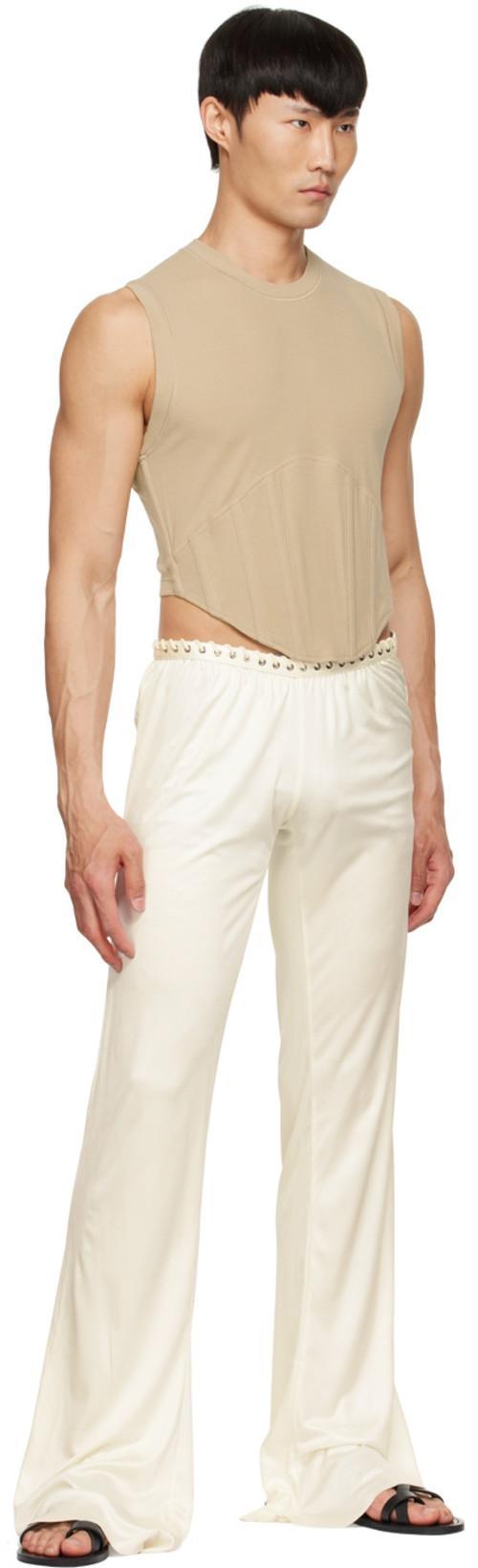 SAINT LAURENT Culver Leather Sandals In Black