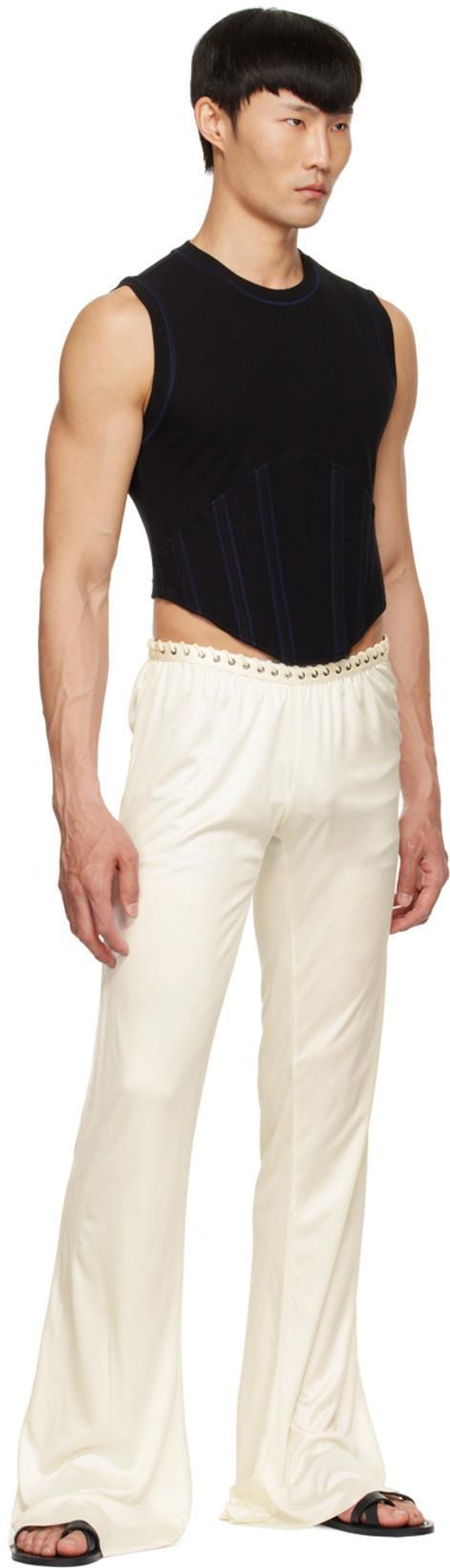 SAINT LAURENT Culver Leather Sandals In Black