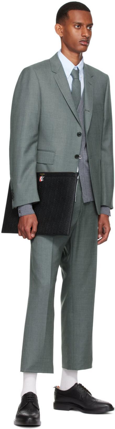 THOM BROWNE Classic Longwing Brogue In Black