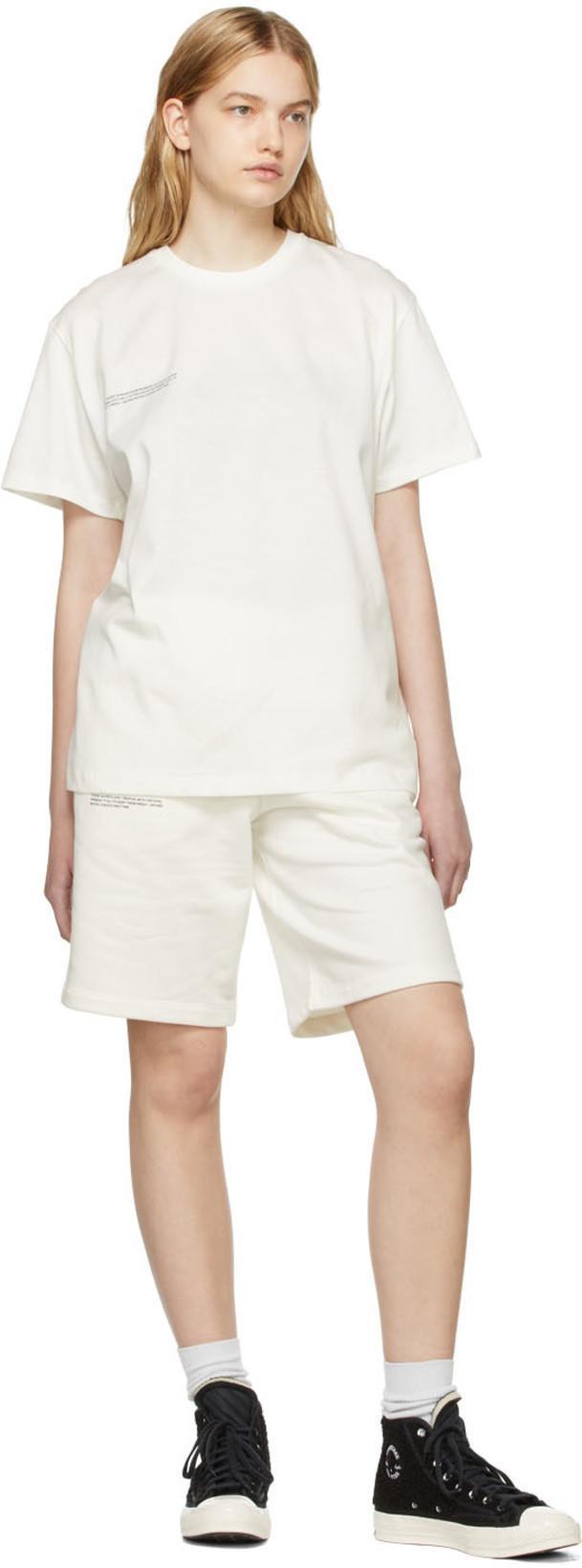 PANGAIA 365 Organic Cotton Long Shorts In Neutral