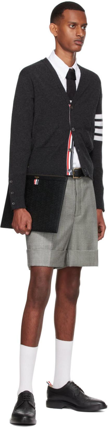 THOM BROWNE Classic Longwing Brogue In Black