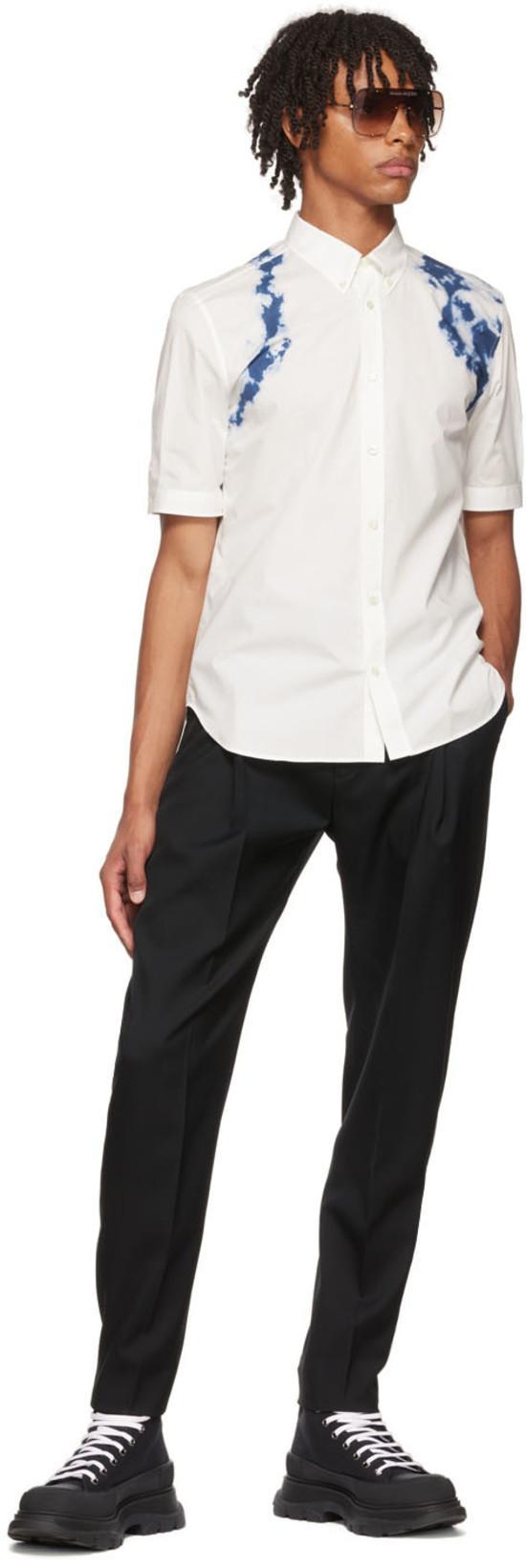 ALEXANDER MCQUEEN Black Wool Trousers