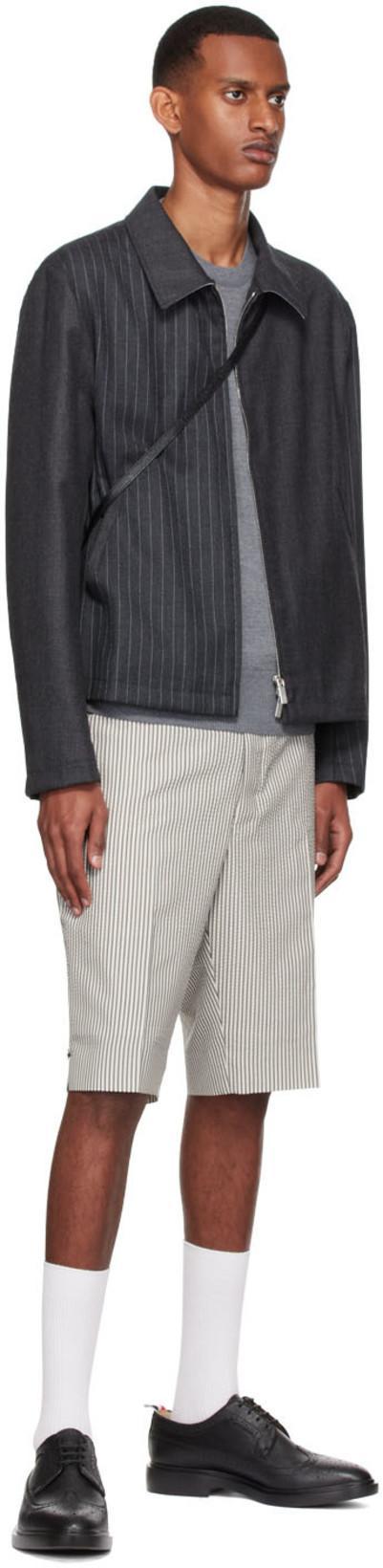 THOM BROWNE Classic Longwing Brogue In Black