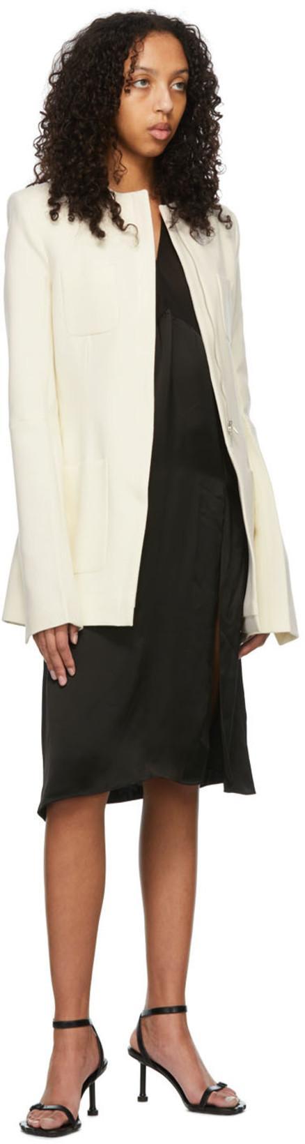 MAXIMILIAN DAVIS Black Viscose Midi Dress