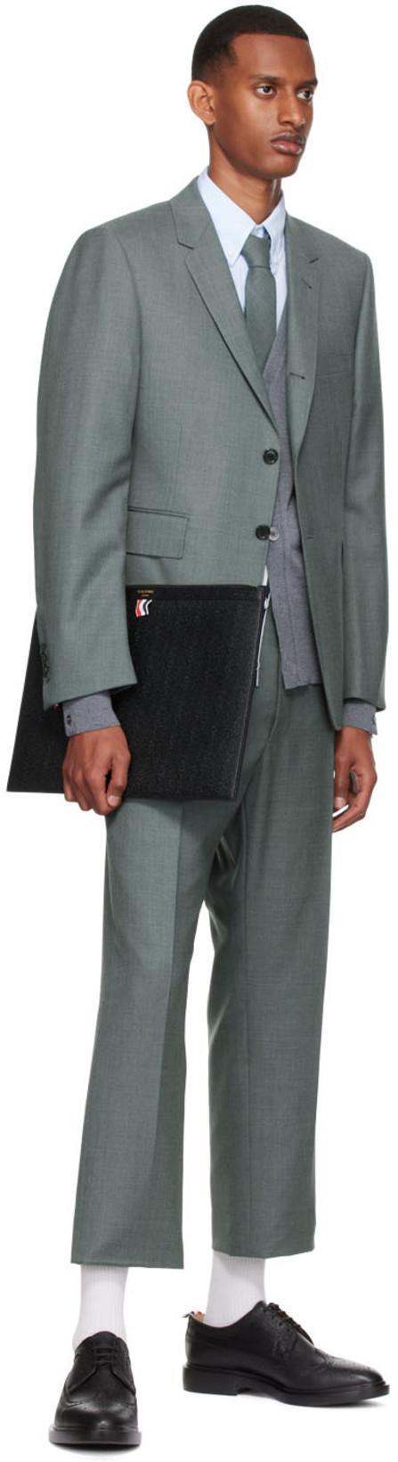 THOM BROWNE Classic Longwing Brogue In Black