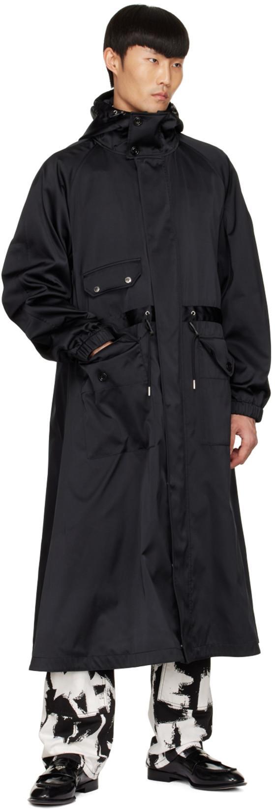 ALEXANDER MCQUEEN Mcqueen Graffiti Workwear Jeans In White Black