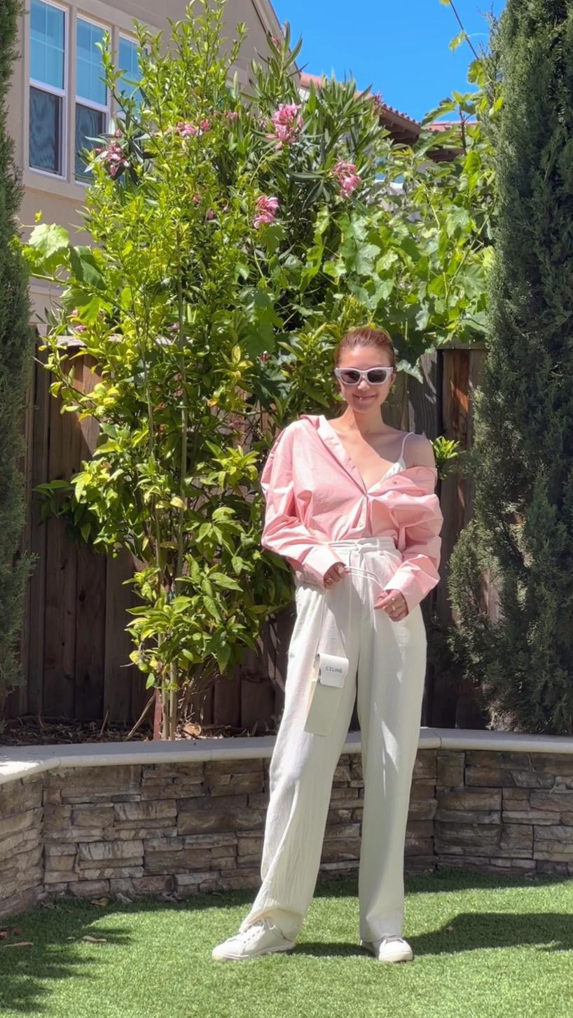 SAINT LAURENT Andy Low-top Leather Sneakers In White