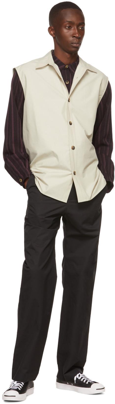 LABRUM Black Cotton Trousers