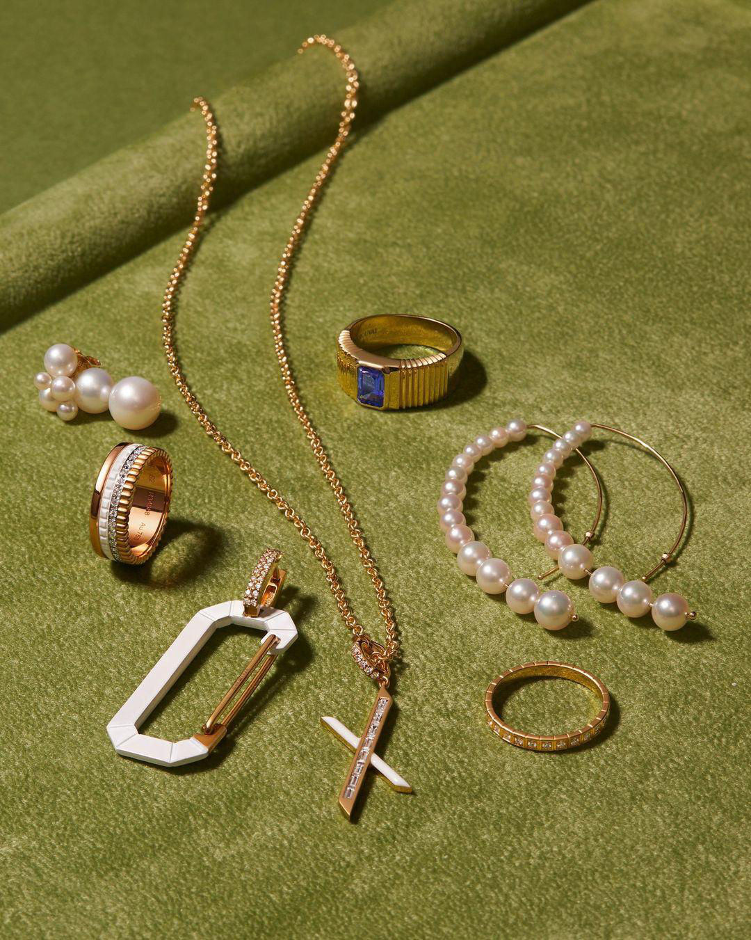 SOPHIE BILLE BRAHE Single Federico Perle Earring In White