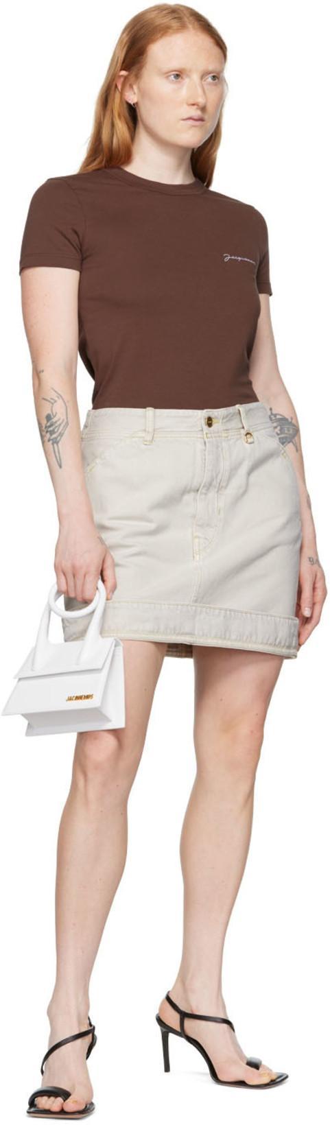 JACQUEMUS White Le Chiquito Noeud Crossbody Bag