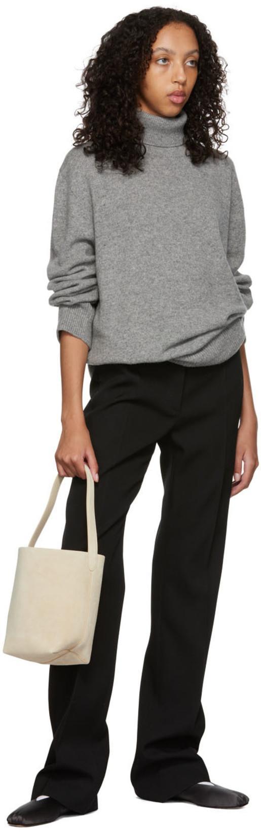 THE ROW Stepny Wool & Cashmere Knit Sweater In Grey