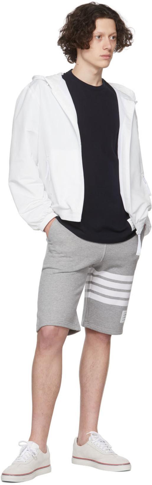 THOM BROWNE Classic Sweat Shorts In Classic Loopback In Gray