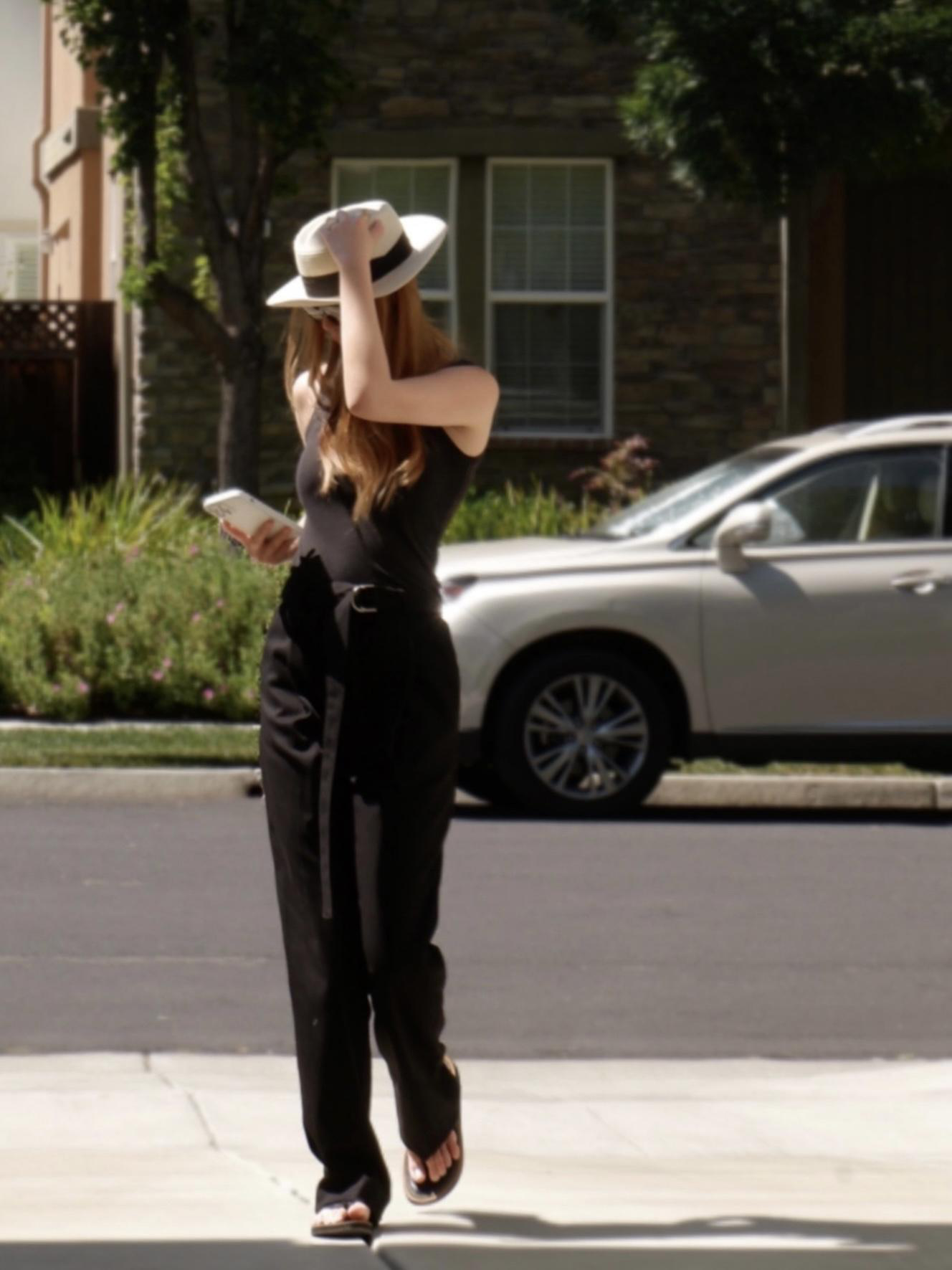 TOTÊME Organic Cotton Blend Rib Tank Top In Black