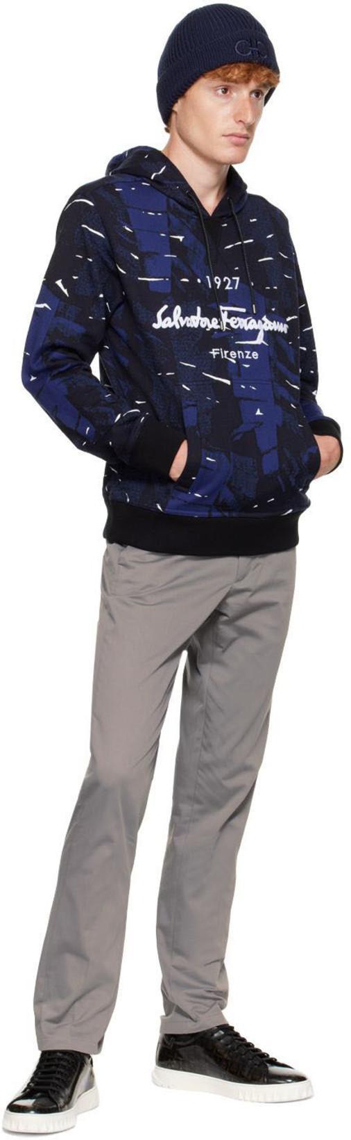 FERRAGAMO Cube Logo-print Patent-leather Sneakers In Black