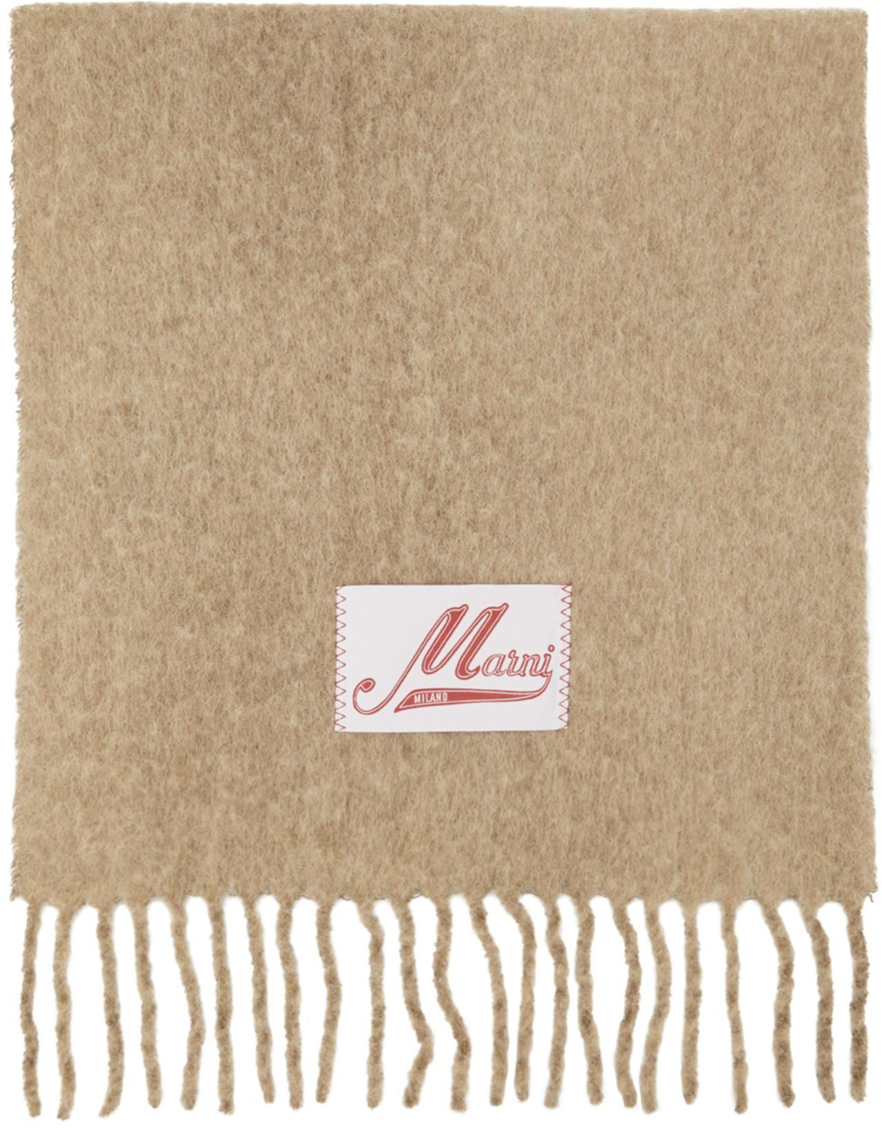 MARNI Distressed Cotton Confetti Jacquard Crewneck Sweater In 00w01 Lily White