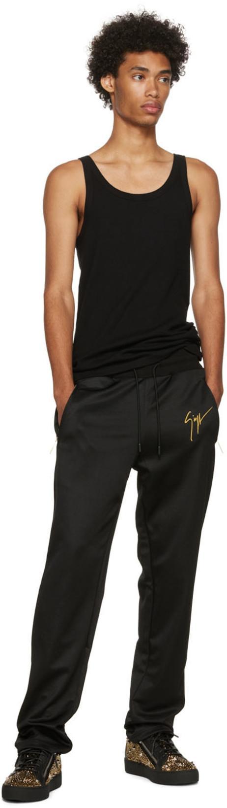 DOLCE & GABBANA Men Marcello Ribbed Tank Top In Black