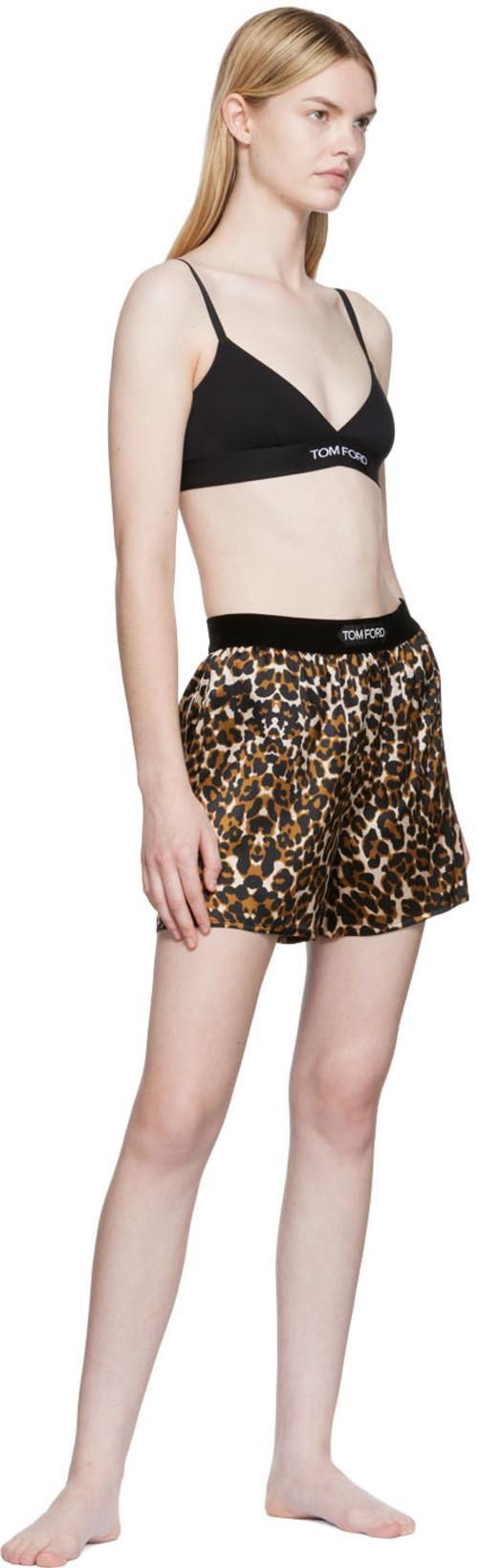 TOM FORD Stretch-modal Jersey Soft-cup Triangle Bra In Black