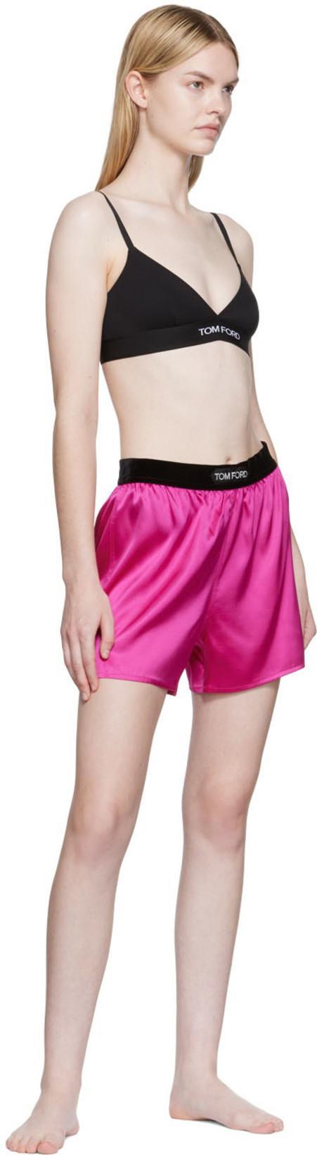 TOM FORD Stretch-modal Jersey Soft-cup Triangle Bra In Black