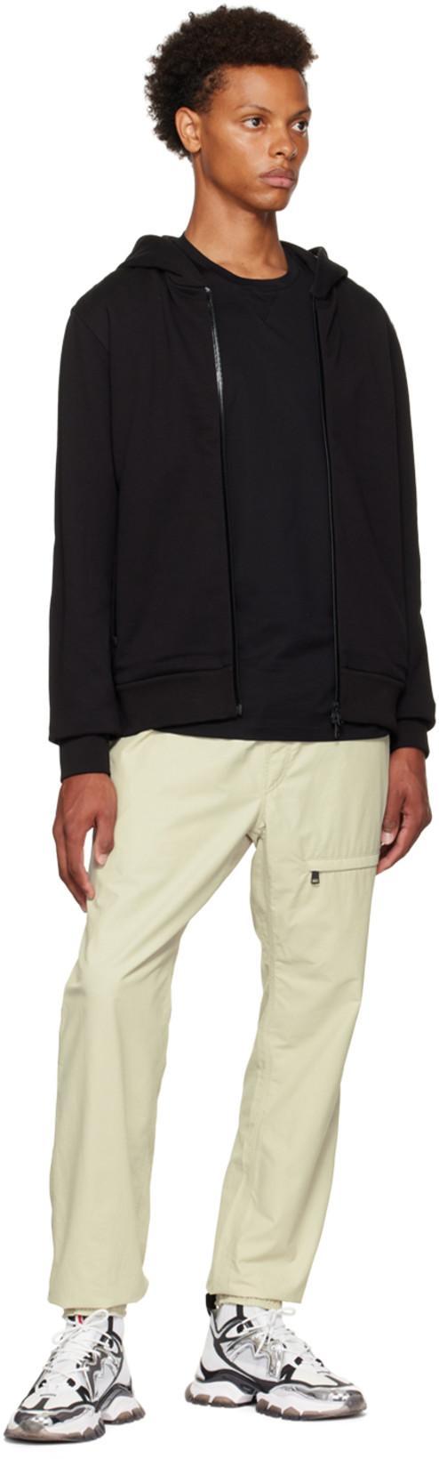 MONCLER Crewneck T Shirt Featuring Multiple Patches In Black