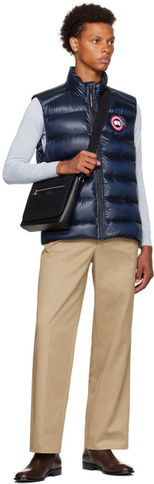 CANADA GOOSE Hybdridge Lite Quilted Recycled-ripstop And Stretch-jersey Down Gilet In Black