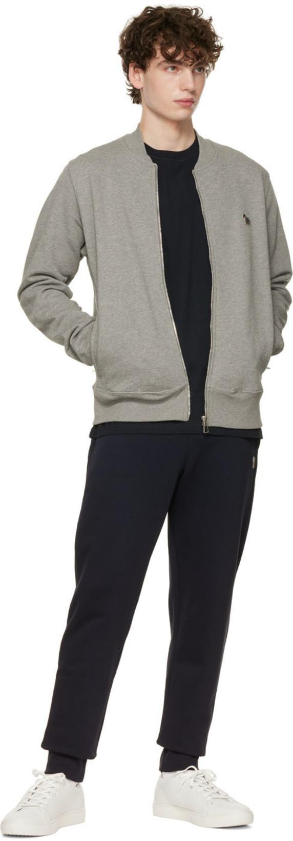 PS BY PAUL SMITH Ps Paul Smith Zebra Logo Cotton T-shirt In Blue