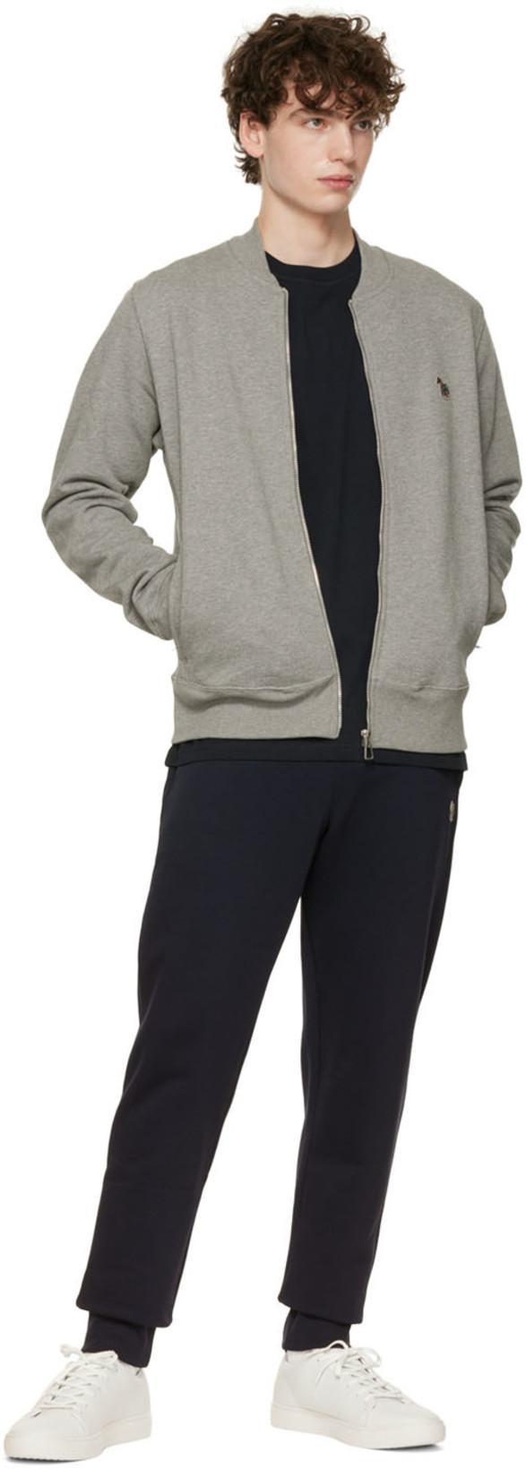 PS BY PAUL SMITH Ps Paul Smith Zebra Logo Cotton T-shirt In Blue